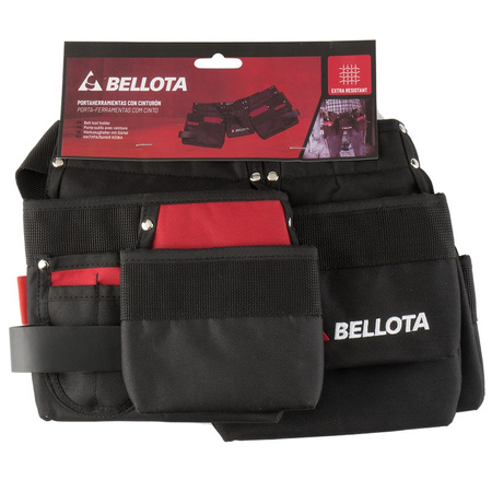 Pas narzędziowy, 7 kieszeni, pętla na młotek BELLOTA