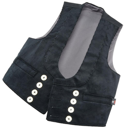 Kamizelka cechowa HEINER FHB sztruks Trenker czarna rozmiar 54