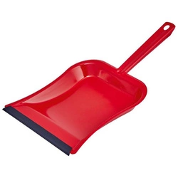 Szufelka do zamiatania z krawędzia gum,metalowa, lakierowana