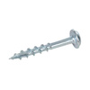Ocynkowane wkręty do otworów kieszeniowych z główką talerzową, grubozwojowe, 8 x 1-1/4", Triton 631610 - 100 szt.