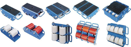 Rolki transportowe platforma podnośnik 4 tony kółka nylonowe