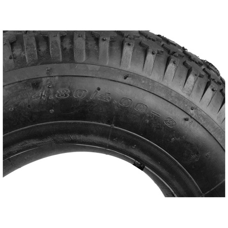 Opona z dętką 4.80/4.00-8 2PR do taczki, wózka, 390 mm, nośność 120 kg, G71000 GEKO