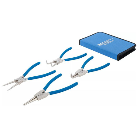 Zestaw szczypiec do pierścieni rozprężnych 225 mm 4 szt., BGS 650