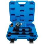 Zestaw narzędzi do siłowników hydraulicznych z wrzecionami pociągowymi do ściągaczy wtryskiwaczy oleju napędowego 17 t, BGS 74285