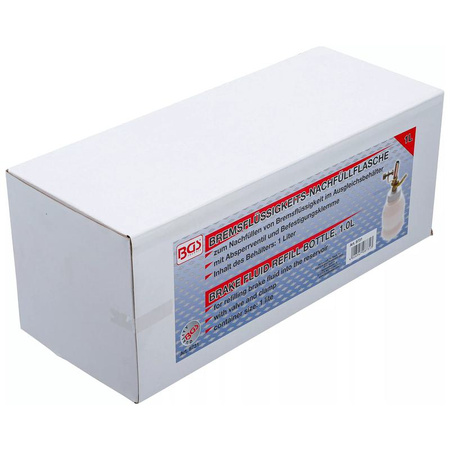 Butelka do uzupełniania płynu hamulcowego 1 l, BGS 8731