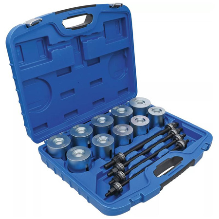 Zestaw do montażu i demontażu łożysk z 4 śrubami 24 szt., BGS 1514