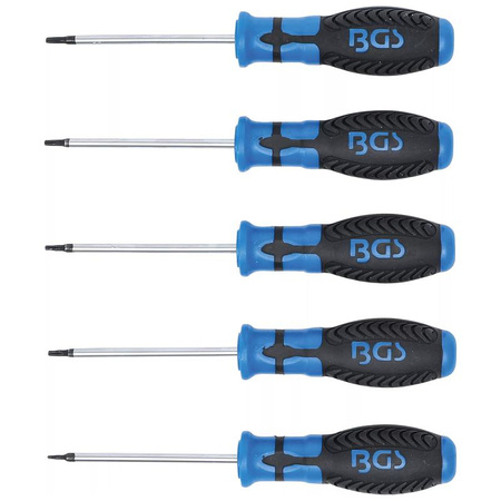 Zestaw wkrętaków Torx z otworem T6-T10 5 szt., BGS 6826