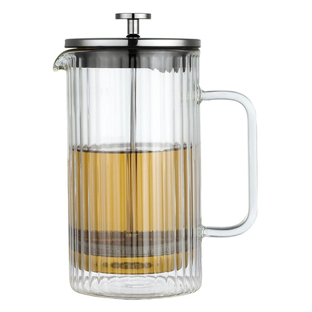 Zaparzacz tłokowy do kawy/herbaty, szkło, 1,0L, Klausberg, KB-7758