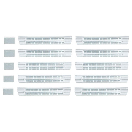 Zestaw 5 dzielników wzdłużnych do szuflad stołu 1507 XL, Gedore E-S 1507 XL SF1, 3101258