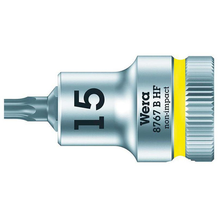 Nasadka Zyklop z bitem TORX TX15 x 9 mm, napęd 3/8" z funkcją przytrzymywania, 8767 B HF Wera