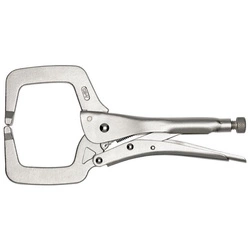 Szczypce zaciskowe chwytające 150mm stałe szczęki FORMAT