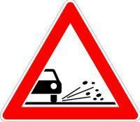 Znak drogowy 101-52 trójkąt 900mm Tłuczeń żwir