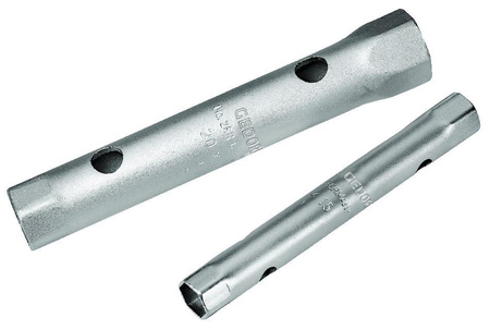 Dwustronny klucz rurowy sześciokątny z otworem 27 x 30 mm Gedore 26 R 27X30, 6212850