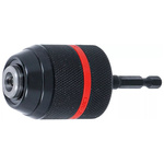 Szybkomocujący uchwyt wiertarski wersja metalowa chwyt sześciokątny 6,3 mm (1/4") x 20 UNF 0,8 - 10 mm, BGS 74469