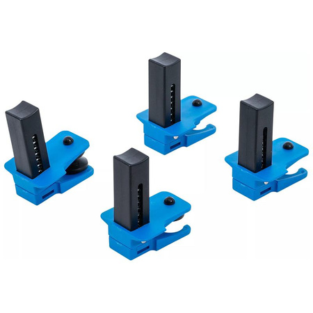 Zestaw zacisków do przewodów stalowych 4 szt., BGS 8705