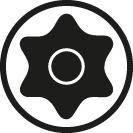 Bit TORX T30 x 25 mm z czopem Wera