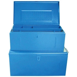 Metalowa skrzynka narzędziowa 830 x 440 x 340 mm, kolor niebieski