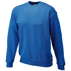 Bluza basic bez kaptura bawełniana L niebieska