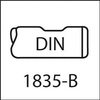 Uchwyt tarczy piłarskiej DIN1835, ksztalt B 40x10mm TSCHORN