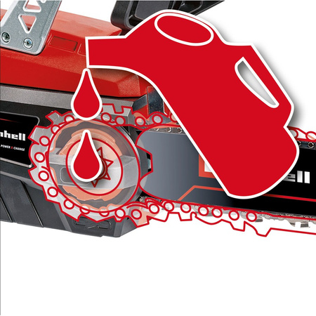 Piła łańcuchowa akumulatorowa GE-LC 18/25-1 Li KIT (3,0 Ah) z akumulatorem i ładowarką EINHELL