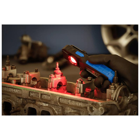 Lampa warsztatowa COB LED z magnesem i hakiem składana, BGS 70051