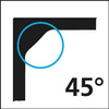Frez trzpieniowy HPC, długi, pełnowęglikowy TiALN,typ UNI,3-ostrz., faza naroż.35-38°, 18,0mm FORMAT GT