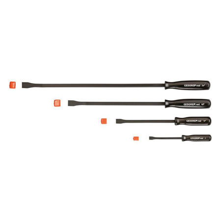 Zestaw 4 dźwigni montażowych, długośc 610/460/310/200 mm , GEDORE RED, R19101002