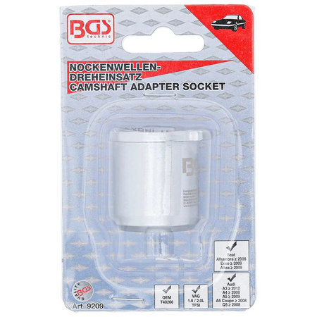 Nasadka do obracania wałków rozrządu dla VAG 1.8 / 2.0 TFSI, BGS 9209