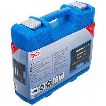 Zestaw narzędzie do centrowania sprzęgła 11 szt., BGS 9572