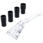 Nasadka do odsysania do pneumatycznego pistoletu czyszczącego duża z 4 adapterami do BGS 70150, BGS 70152