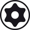 Wkrętak precyzyjny TORX® BO TX7 x 60 mm z końcówką BlackPoint 2067 Wera