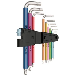 Zestaw kluczy imbusowych ze stali nierdzewnej 3950/9 Hex-Plus Multicolour Stainless 1 Wera