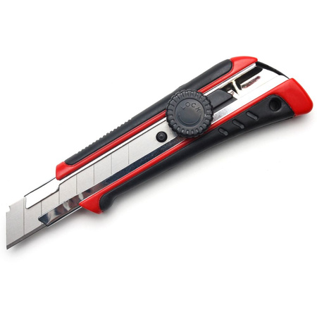 Nóż uniwersalny wzmacniany 3 ostrza gumowany PRO