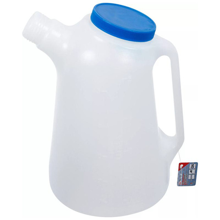 Pojemnik do wlewania z elastycznym króćcem zasysającym i pokrywką 5 l, BGS 9944