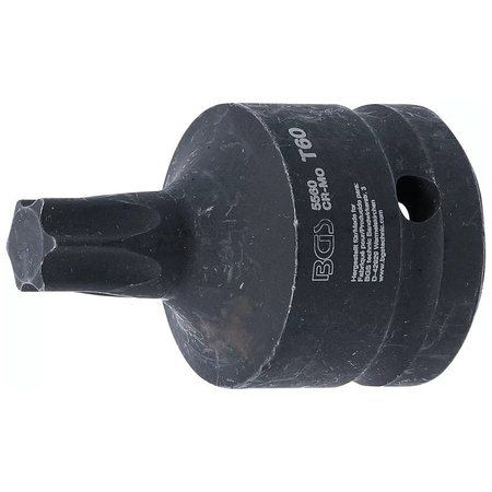 Nasadka udarowa 3/4" Torx T60 x 60 mm, BGS 5560