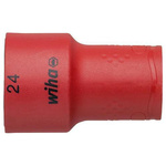 Końcówka wymienna klucza nasadowego 6-kątna 1/2" 24mm VDE Wiha