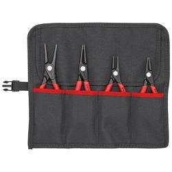 Zestaw szczypiec do pierścieni osadniczych w zwijanym etui 4-częściowy KNIPEX 00 19 57