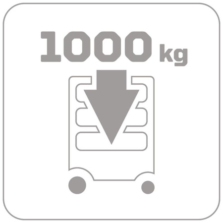 Mobilny stół warsztatowy 1507 XL z 5 szerokimi szufladami, blat bukowy 30 mm, Gedore 1507 XL 03200, 3127788