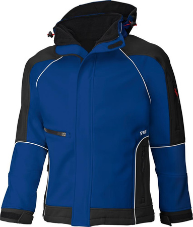 Kurtka softshell WALTER błękitno-czarna rozmiar XL