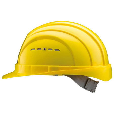 Żółty kask budowlany ochronny EuroGuard 4, SHUBERTH