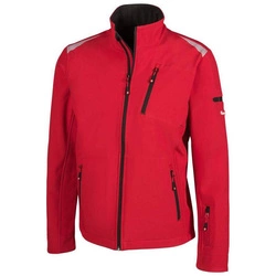Kurtka bluza robocza męska softshell r. S FORTIS czerwony/czarny