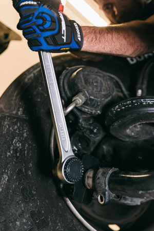 Grzechotka przełączana 3/4" (20 mm) z metalową tarczą przełączającą, długość 625 mm, Gedore 3293 U-3, 6278790