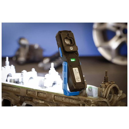 Lampa warsztatowa COB LED z magnesem i hakiem składana, BGS 70051