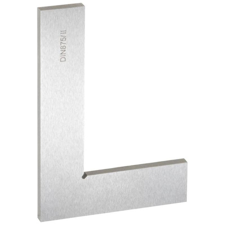 Kątownik warsztatowy bez stopki 400 x 200 mm stalowy DIN 875/2 FORTIS