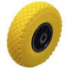Koło do wózka transportowego PU Ø 260 mm żółto-czarne, BGS Diy 80652
