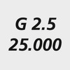 Uchwyt zaciskowy hydrauliczny G2,5 HSK-A63 6x150 Fortis