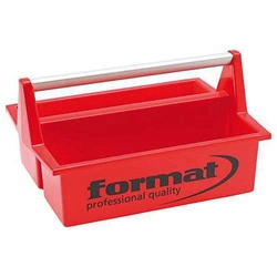 Skrzynka narzędziowa 395x295x215mm, czerwona FORMAT
