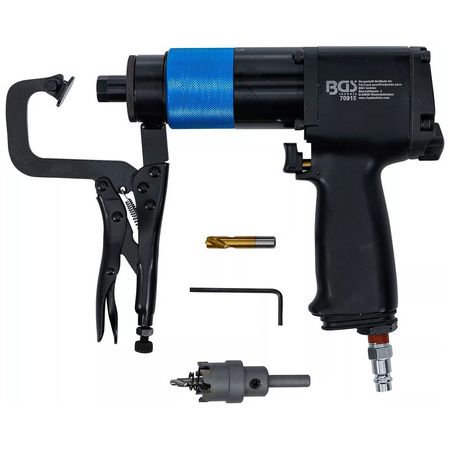 Zestaw z pneumatyczną frezarką do spoin punktowych, BGS 70915