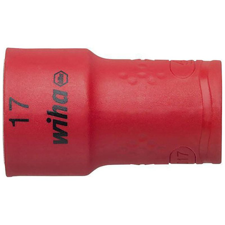 Końcówka wymienna klucza nasadowego 6-kątna 3/8" 17mm VDE Wiha