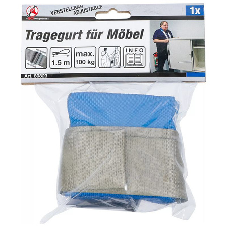 Regulowane szelki do przenoszenia mebli 100 kg, BGS Diy 80823